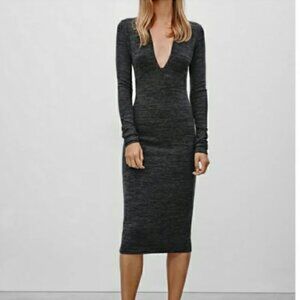 Aritzia Wilfred Free Abby Midi Dress